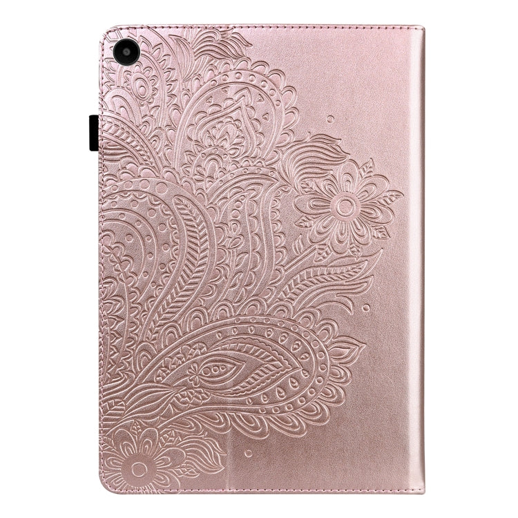 For Huawei MatePad SE 10.4 2022 Peacock Embossed Pattern Leather Tablet Case