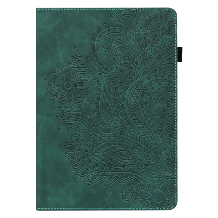 For Samsung Galaxy Tab A 9.7 T550 / T555 Peacock Embossed Pattern Leather Tablet Case