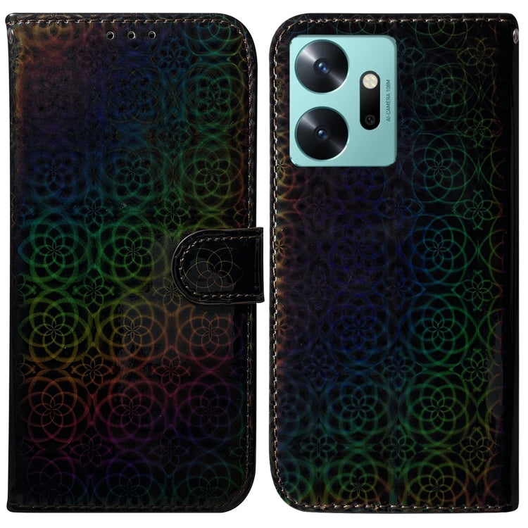 For Infinix Zero 20 / X6821 Colorful Magnetic Buckle Leather Phone Case
