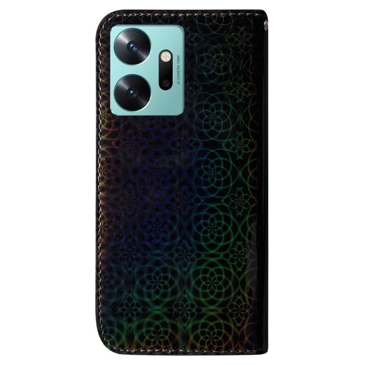 For Infinix Zero 20 / X6821 Colorful Magnetic Buckle Leather Phone Case
