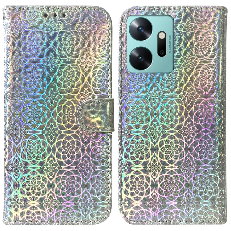 For Infinix Zero 20 / X6821 Colorful Magnetic Buckle Leather Phone Case