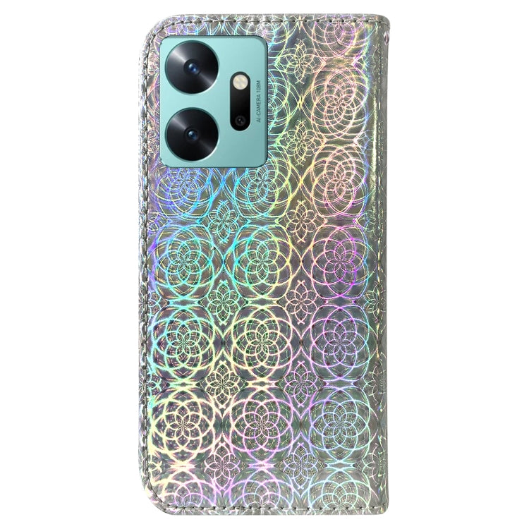 For Infinix Zero 20 / X6821 Colorful Magnetic Buckle Leather Phone Case