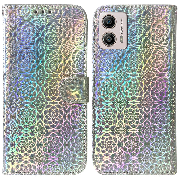 For Motorola Moto G13 / G23 / G53 Colorful Magnetic Buckle Leather Phone Case