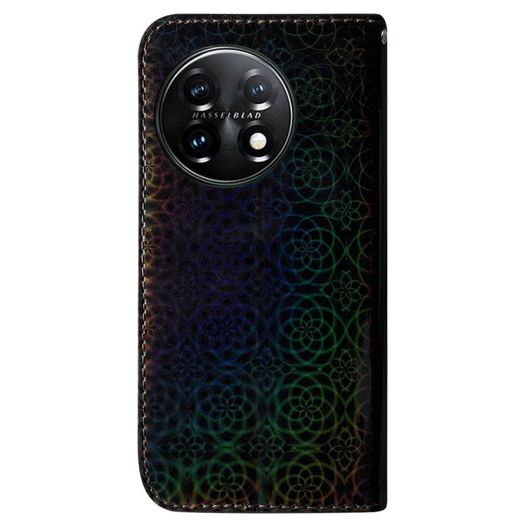For OnePlus 11 Colorful Magnetic Buckle Leather Phone Case