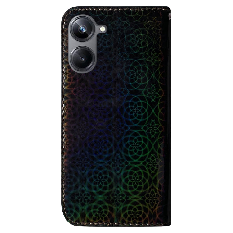 For Realme 10 Pro 5G Colorful Magnetic Buckle Leather Phone Case