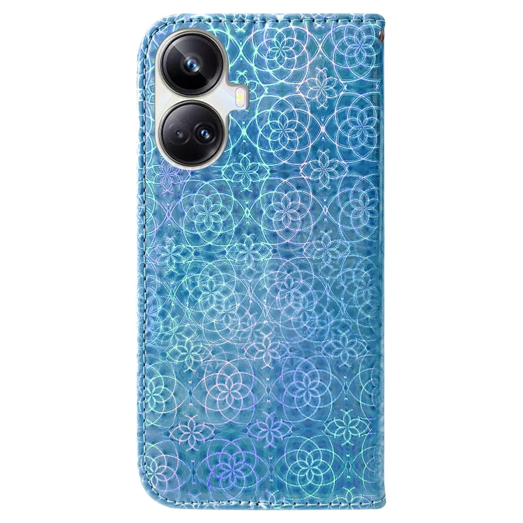 For Realme 10 Pro+ Colorful Magnetic Buckle Leather Phone Case