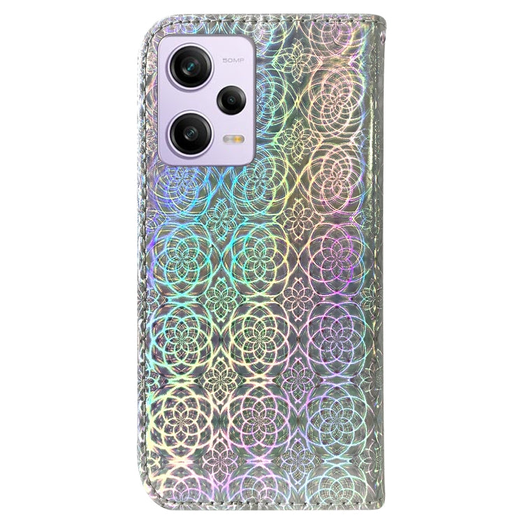 For Xiaomi Redmi Note 12 Pro Colorful Magnetic Buckle Leather Phone Case