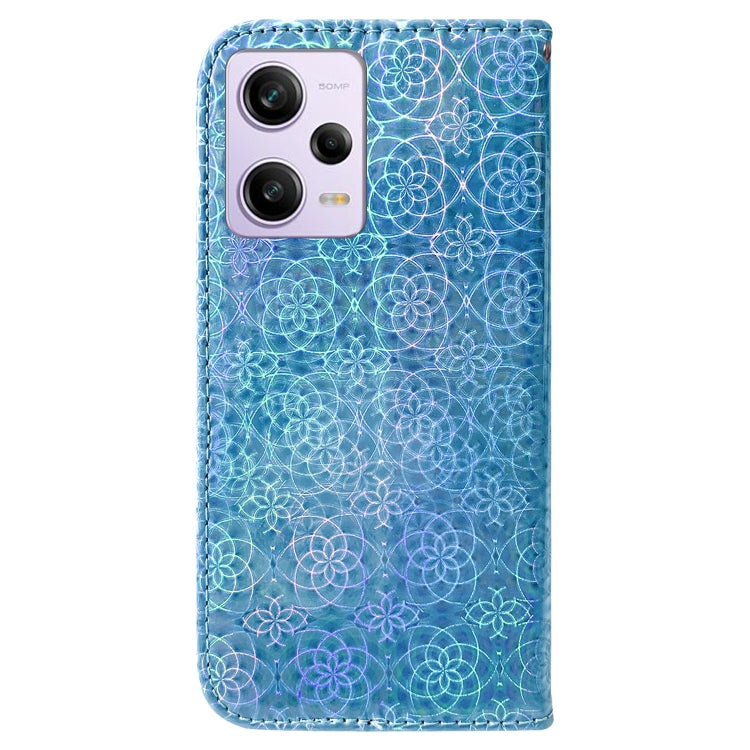 For Xiaomi Redmi Note 12 Pro Colorful Magnetic Buckle Leather Phone Case