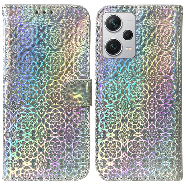 For Xiaomi Redmi Note 12 Pro+ Colorful Magnetic Buckle Leather Phone Case