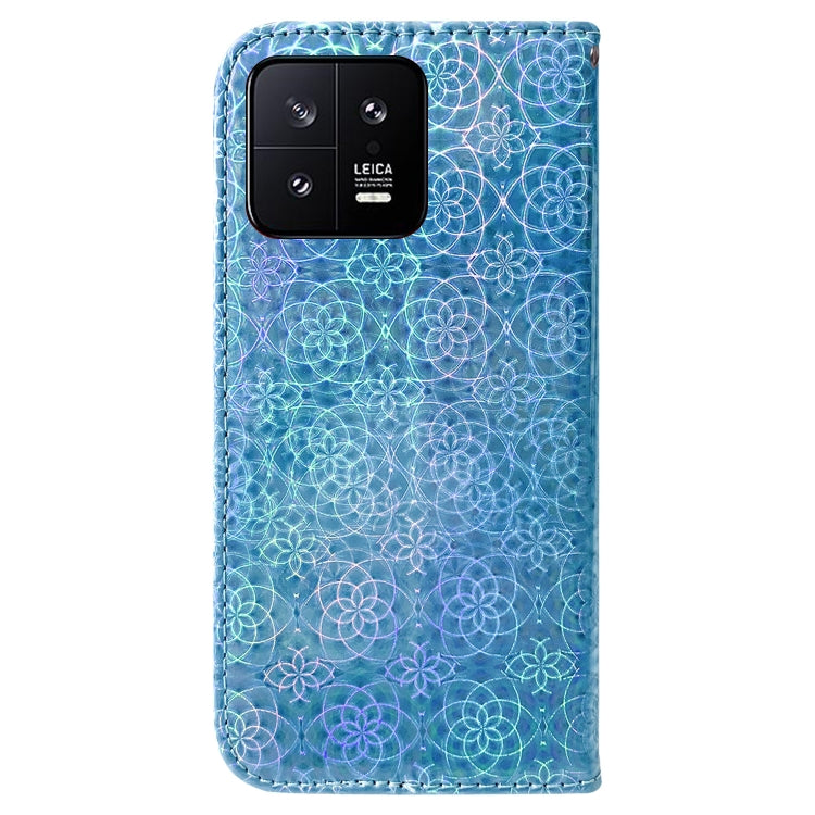 For Xiaomi 13 5G Colorful Magnetic Buckle Leather Phone Case