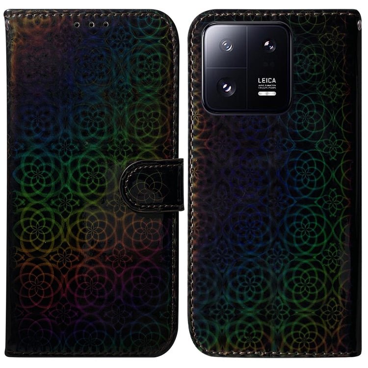 For Xiaomi 13 Pro 5G Colorful Magnetic Buckle Leather Phone Case