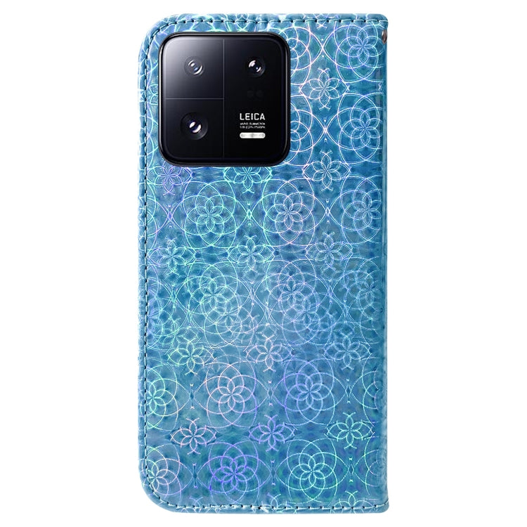 For Xiaomi 13 Pro 5G Colorful Magnetic Buckle Leather Phone Case