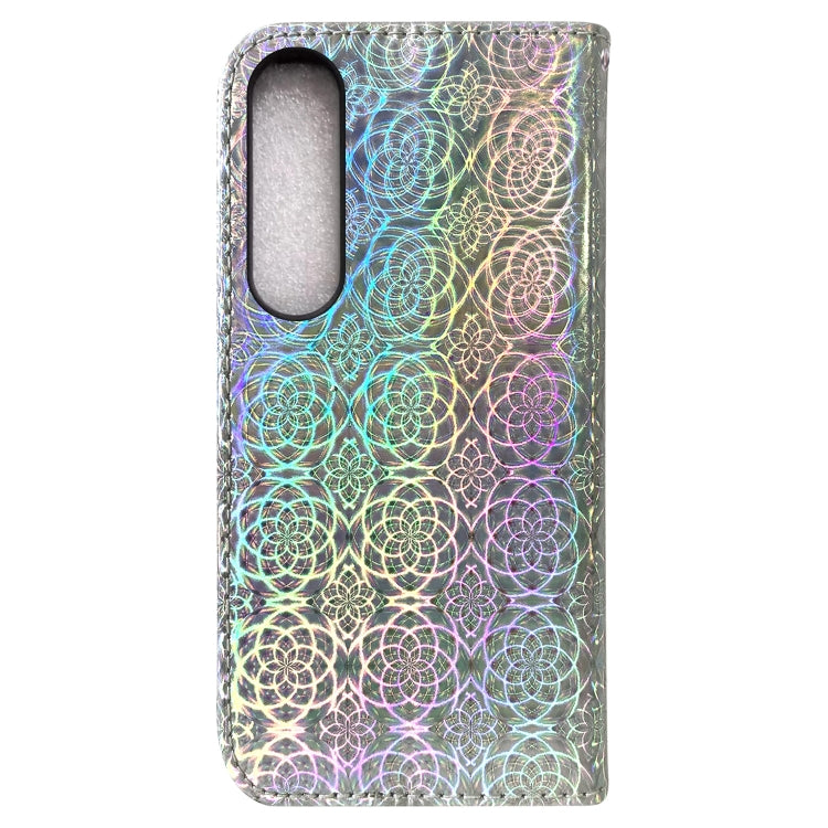 For Sony Xperia 1 IV 2023 Colorful Magnetic Buckle Leather Phone Case