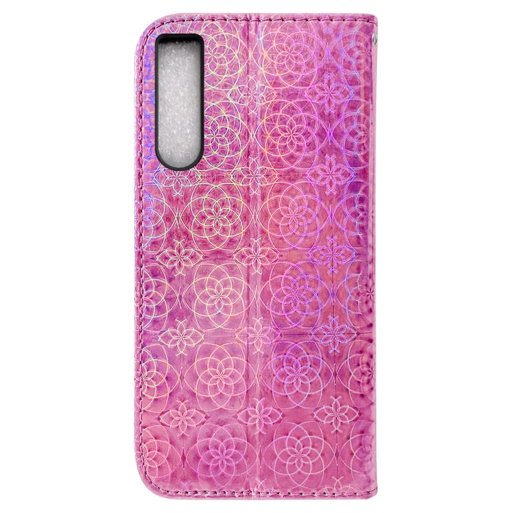 For Sony Xperia 10 IV 2023 Colorful Magnetic Buckle Leather Phone Case