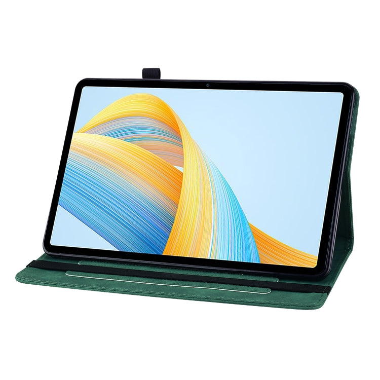 For Honor Pad V8 Pro Skin Feel Solid Color Zipper Leather Tablet Case