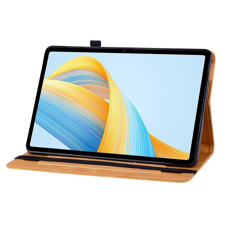 For Honor Pad V8 Pro Skin Feel Solid Color Zipper Leather Tablet Case