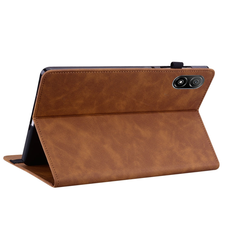 For Honor Pad V8 Pro Skin Feel Solid Color Zipper Leather Tablet Case