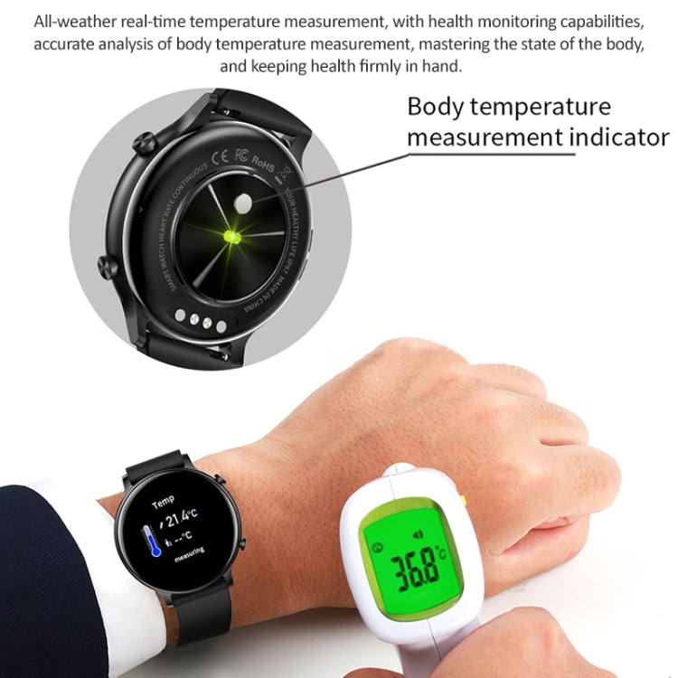 HT12 1.32 inch Silicone Band IP67 Waterproof Smart Watch, Support Bluetooth Calling / Sleep Monitoring