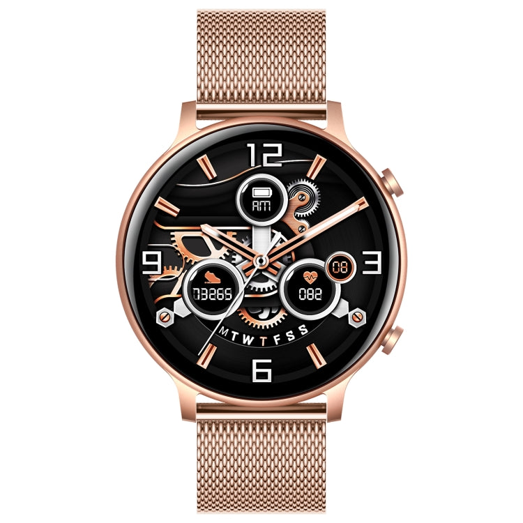 HT12 1.32 inch Steel Band IP67 Waterproof Smart Watch, Support Bluetooth Calling / Sleep Monitoring