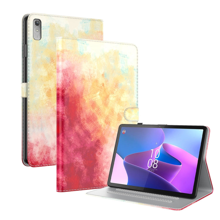 For Lenovo Tab P11 Gen 2 11.5 Watercolor Pattern Flip Leather Tablet Case