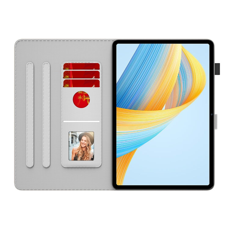 For Honor Pad V8 Pro Watercolor Pattern Flip Leather Tablet Case