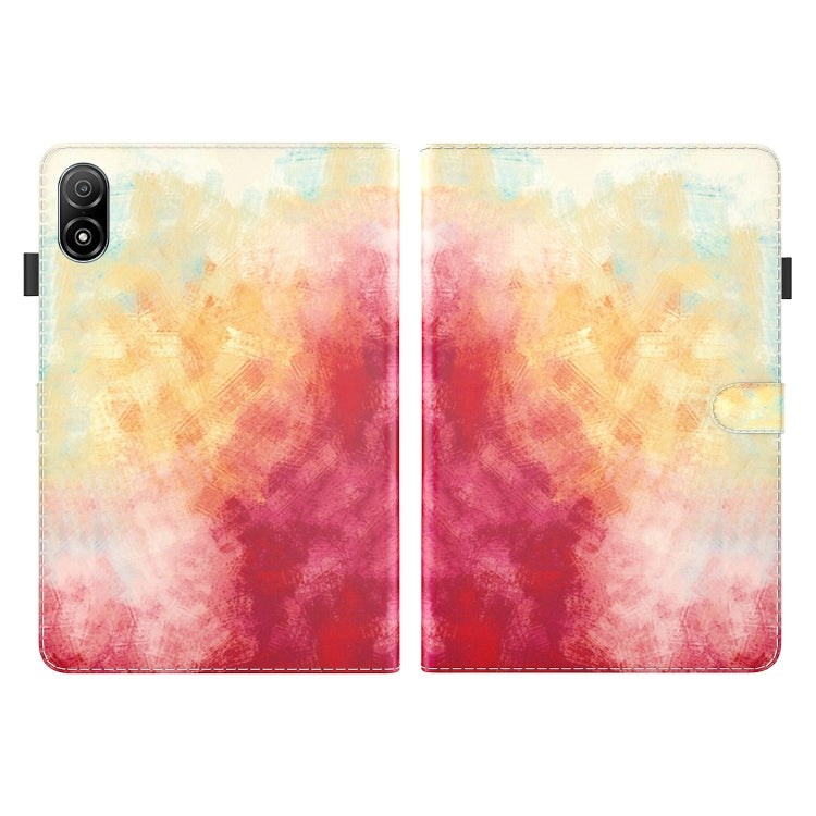 For Honor Pad V8 Pro Watercolor Pattern Flip Leather Tablet Case