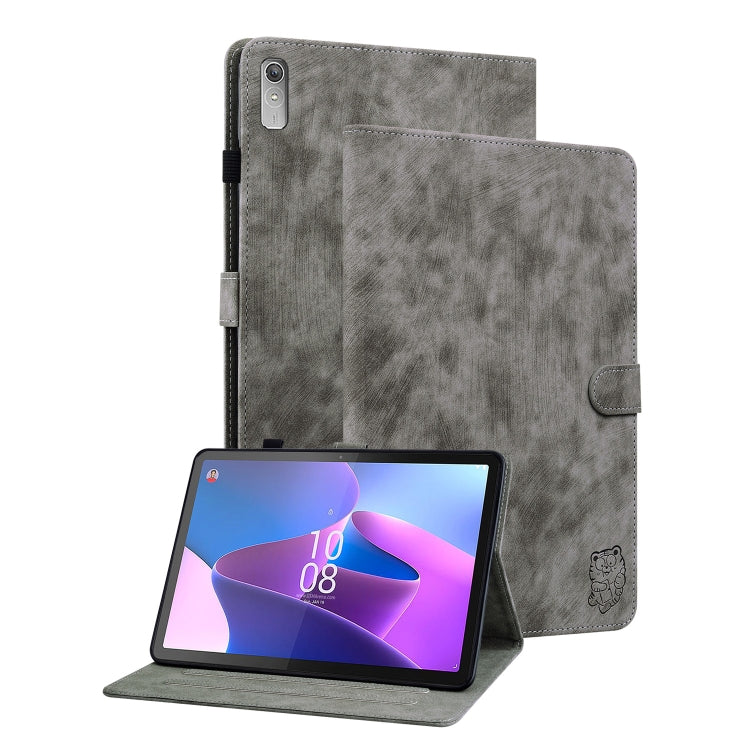 For Lenovo Tab P11 Gen 2 11.5 Tiger Pattern Flip Leather Tablet Case