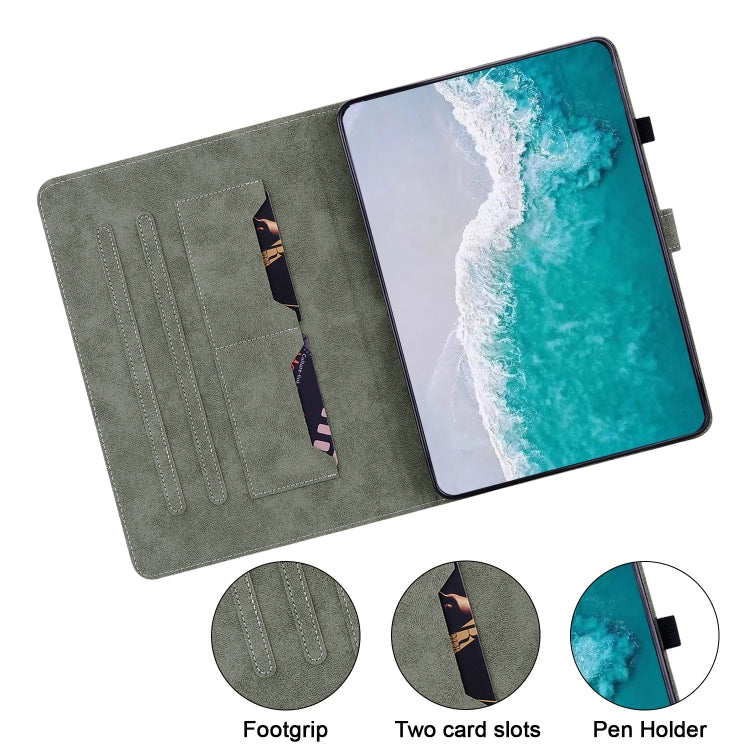 For Lenovo Tab P11 Gen 2 11.5 Tiger Pattern Flip Leather Tablet Case