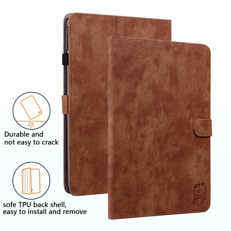 For Honor Pad V8 Pro Tiger Pattern Flip Leather Tablet Case