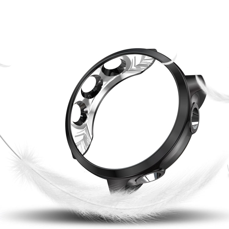 For Garmin Forerunner 245 TPU Electroplated Watch Case