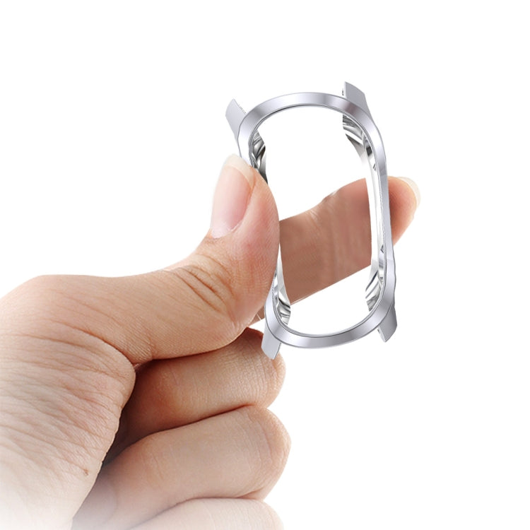 For Garmin Forerunner 245 TPU Electroplated Watch Case