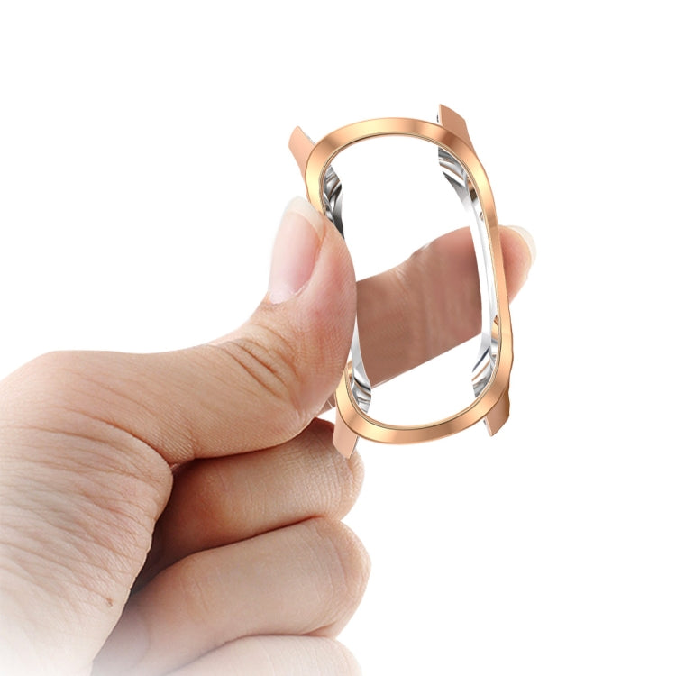 For Garmin Forerunner 245 TPU Electroplated Watch Case