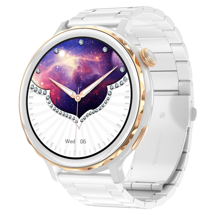 T21 1.32 inch Steel Band IP67 Waterproof Smart Watch, Support Heart Rate / Sleep Monitoring