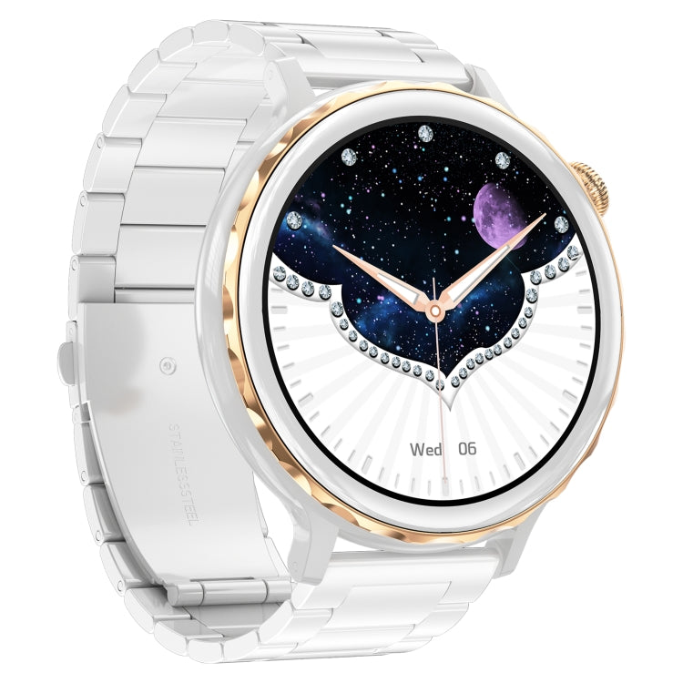 T21 1.32 inch Steel Band IP67 Waterproof Smart Watch, Support Heart Rate / Sleep Monitoring