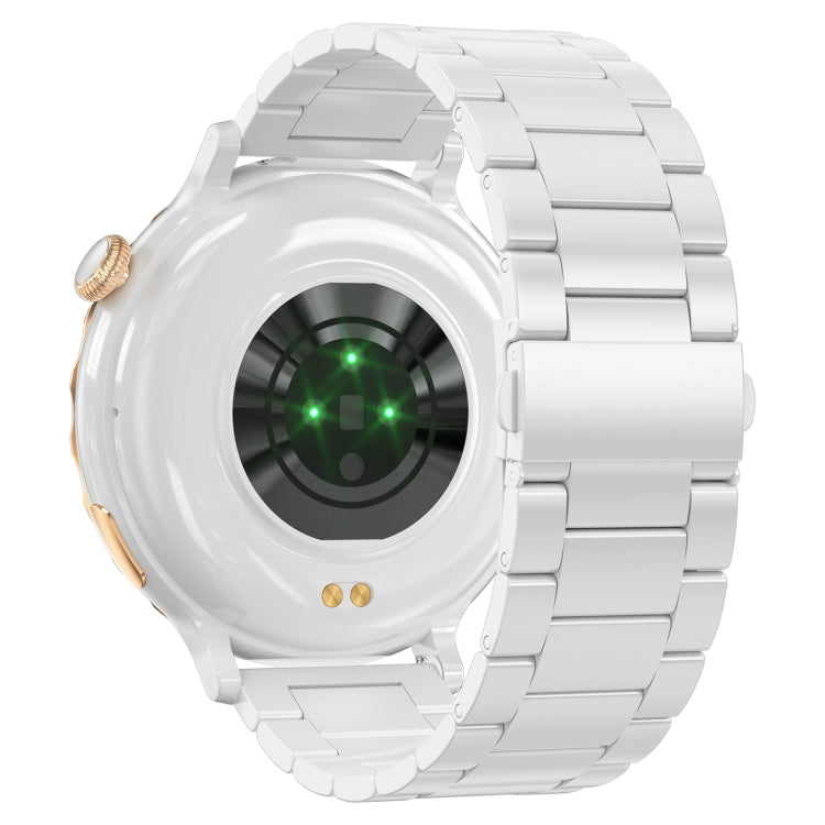 T21 1.32 inch Steel Band IP67 Waterproof Smart Watch, Support Heart Rate / Sleep Monitoring