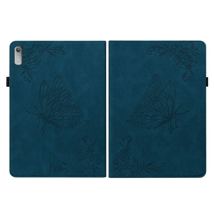 For Lenovo Tab P11 Gen 2 11.5 Butterfly Flower Embossed Leather Tablet Case