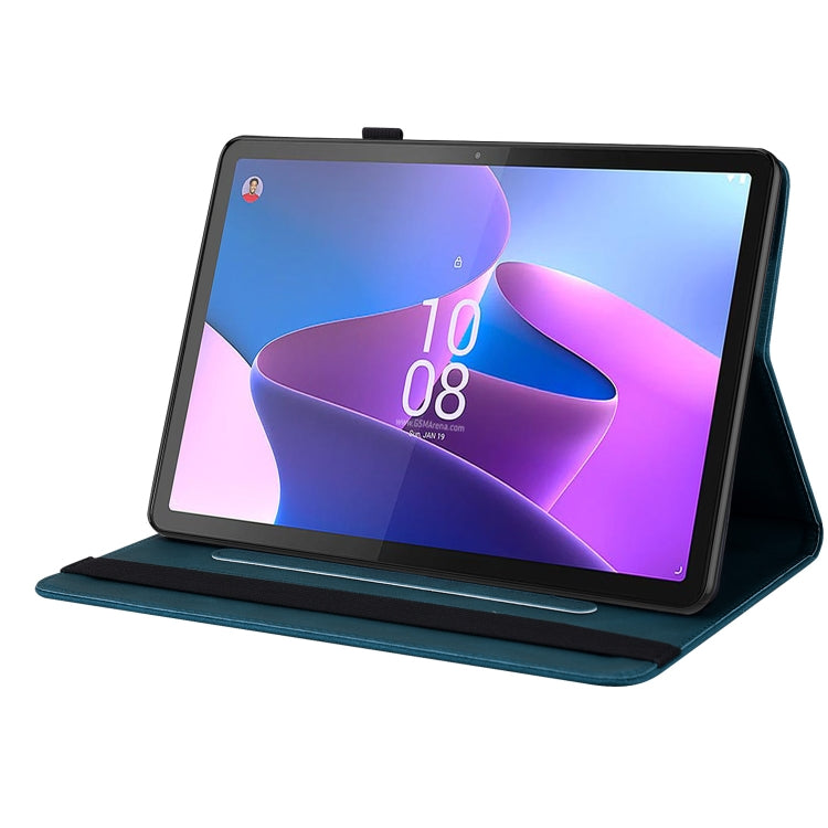 For Lenovo Tab P11 Gen 2 11.5 Butterfly Flower Embossed Leather Tablet Case