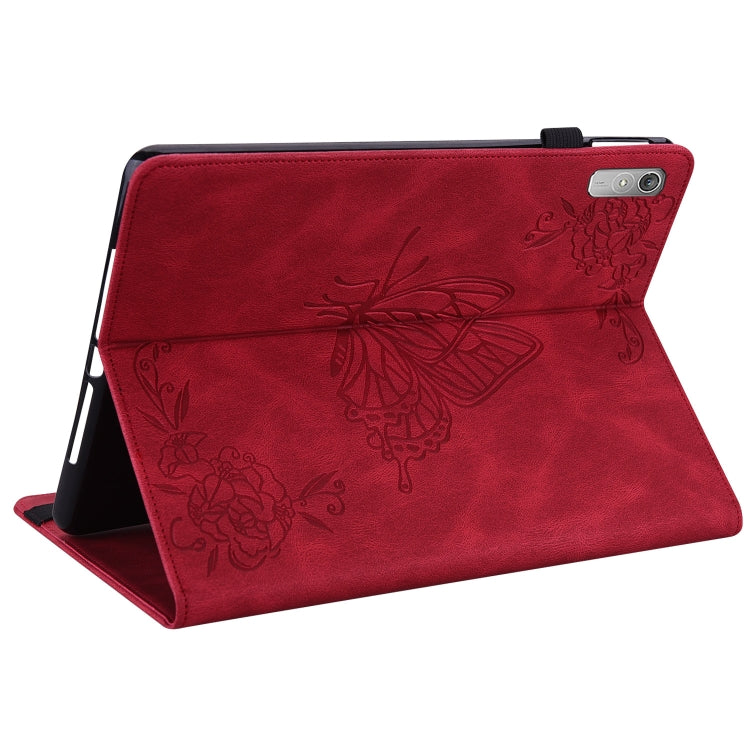 For Lenovo Tab P11 Gen 2 11.5 Butterfly Flower Embossed Leather Tablet Case