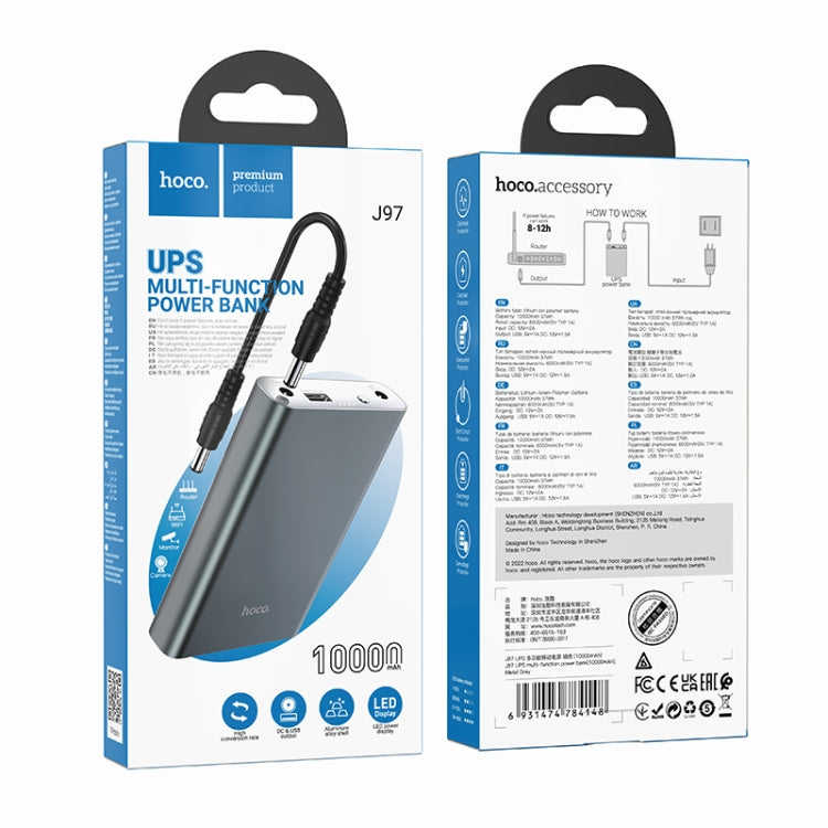 hoco J97 UPS 10000mAh Multifunctional Power Bank(Tarnish)
