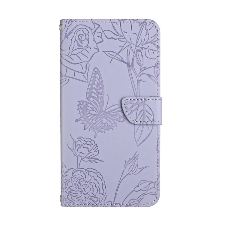 For Xiaomi Redmi Note 12 4G Global HT03 Skin Feel Butterfly Embossed Flip Leather Phone Case