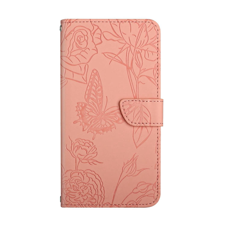 For Honor X9a 5G / Magic5 Lite HT03 Skin Feel Butterfly Embossed Flip Leather Phone Case