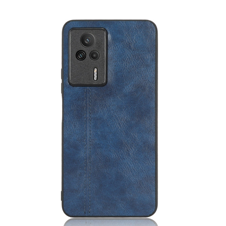 For Xiaomi Redmi K60E 5G Sewing Cow Pattern Skin PC + PU + TPU Phone Case
