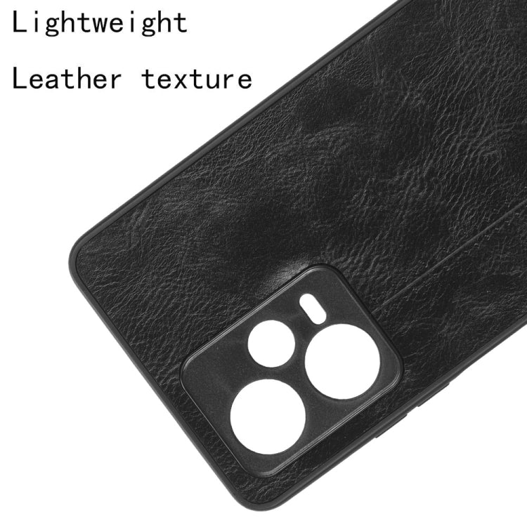 For Xiaomi Redmi Note 12 Pro 5G Sewing Cow Pattern Skin PC + PU + TPU Phone Case