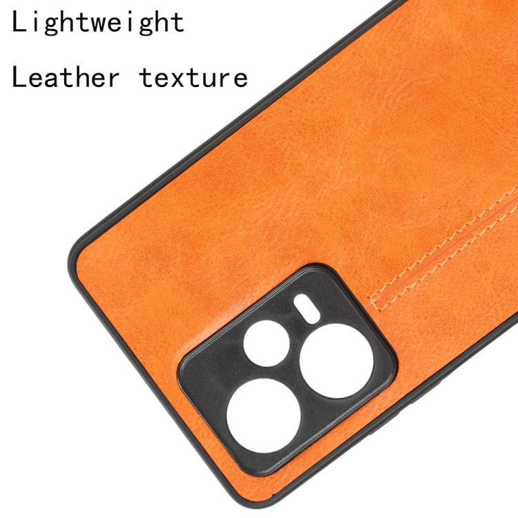 For Xiaomi Redmi Note 12 Pro 5G Sewing Cow Pattern Skin PC + PU + TPU Phone Case