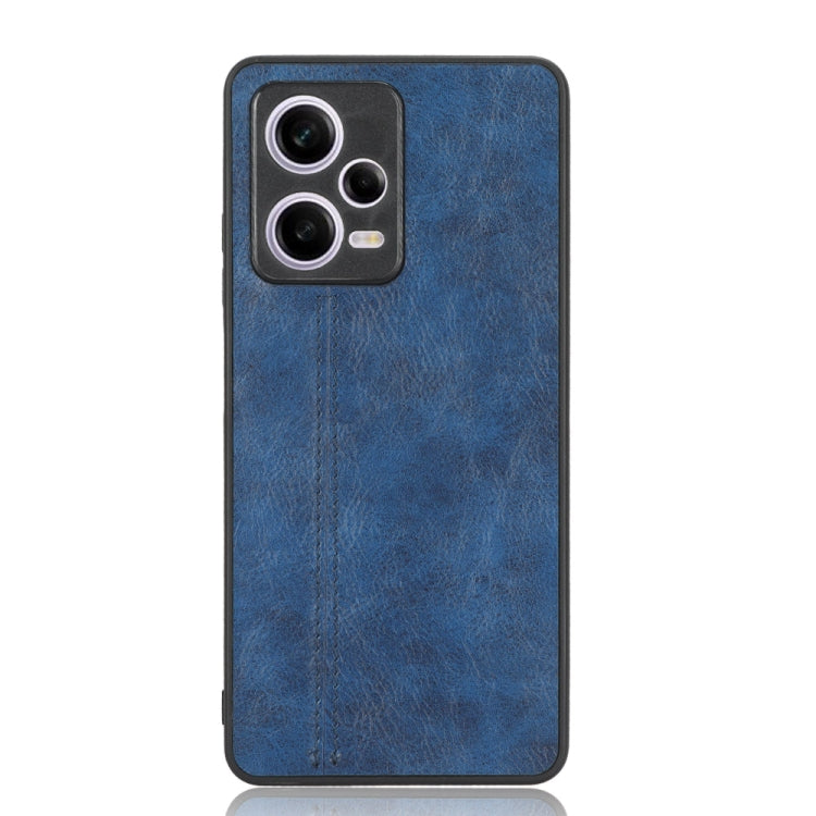 For Xiaomi Redmi Note 12 Pro 5G Sewing Cow Pattern Skin PC + PU + TPU Phone Case