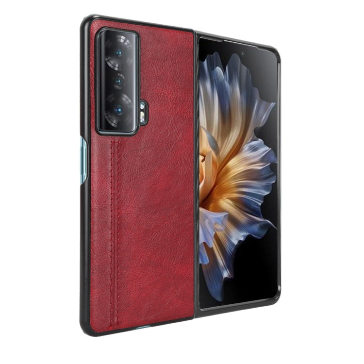 For Honor Magic Vs Sewing Cow Pattern Skin PC + PU + TPU Phone Case