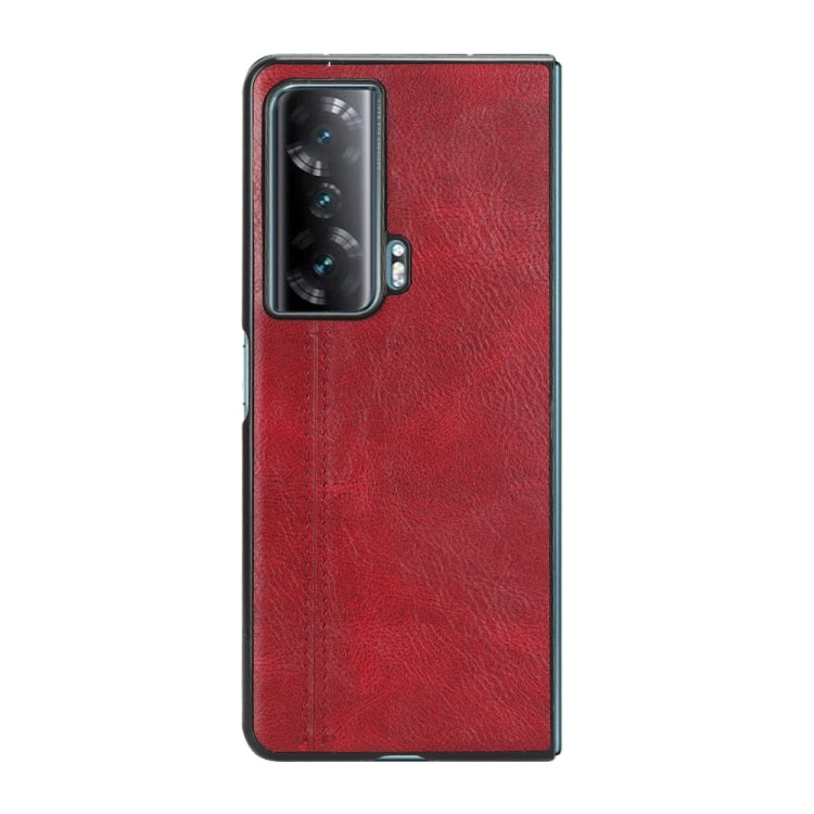 For Honor Magic Vs Sewing Cow Pattern Skin PC + PU + TPU Phone Case