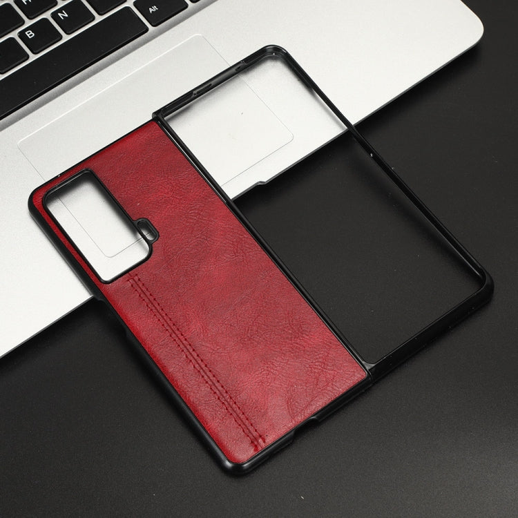 For Honor Magic Vs Sewing Cow Pattern Skin PC + PU + TPU Phone Case