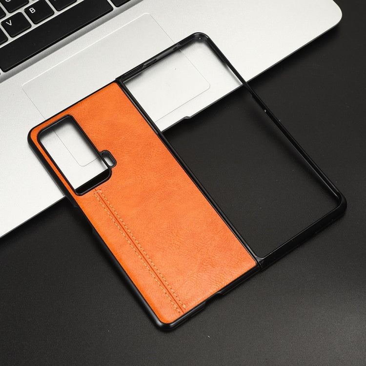 For Honor Magic Vs Sewing Cow Pattern Skin PC + PU + TPU Phone Case