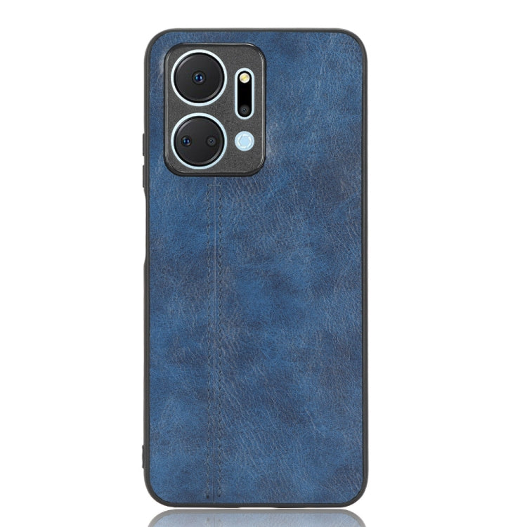 For Honor X7a Sewing Cow Pattern Skin PC + PU + TPU Phone Case